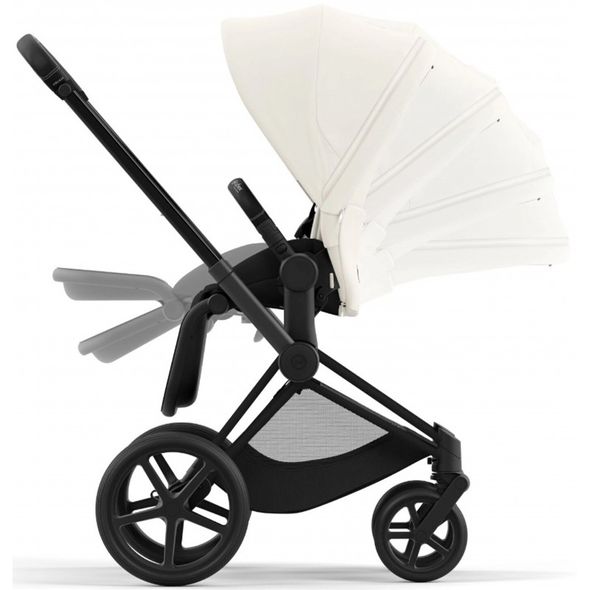 Купити Коляска дитяча 2 в 1 Cybex Priam Off White шасі Matt Black 49 080 грн недорого, дешево