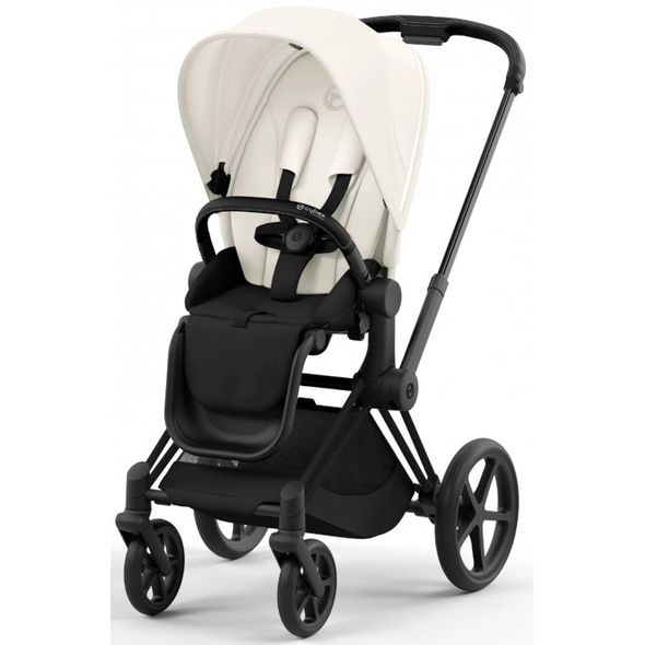 Купити Коляска дитяча 2 в 1 Cybex Priam Off White шасі Matt Black 49 080 грн недорого, дешево