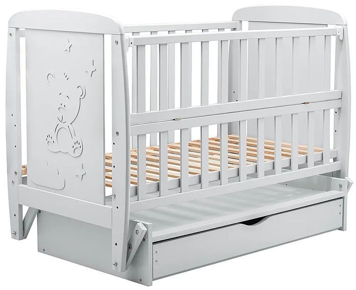 Купити Ліжко Bair Умка UMY-3 маятник, шухляда, відкидний бік, бук, сірий 6 094 грн Купити Ліжко Bair Умка UMY-3 маятник, шухляда, відкидний бік, бук, сірий 6 094 грн недорого, дешево