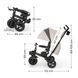 Купити Триколісний складаний велосипед Kinderkraft Spinstep 2 Plus Beige 7 190 грн недорого
