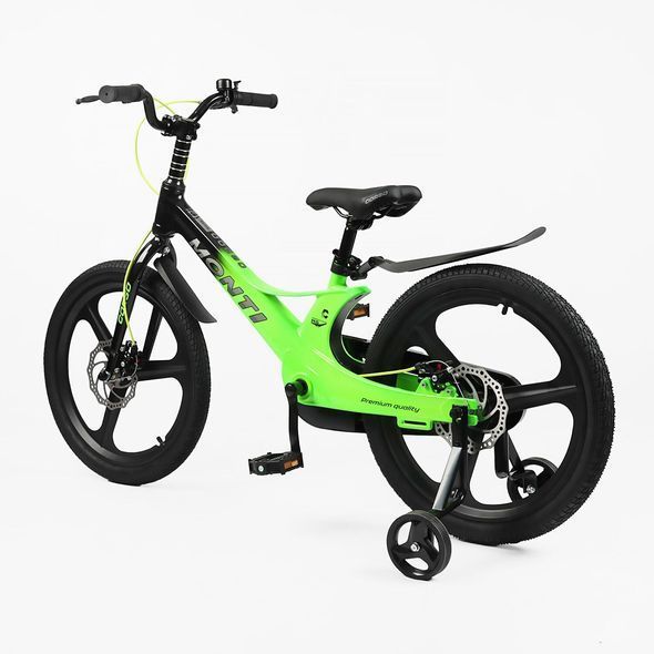 Купить Детский велосипед CORSO 20" Monti MT-20662 (магниева рама, дисковые томоза, дополнительные колеса) 6 127 грн недорого