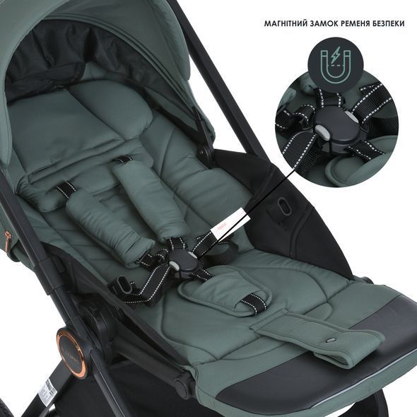 Купити Коляска дитяча 2 в 1 El Camino Era ME 1100-1 Khaki Green 13 156 грн недорого, дешево
