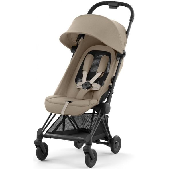 Купити Прогулянкова коляска Cybex Coya Matt Black Cozy Beige 17 500 грн недорого, дешево