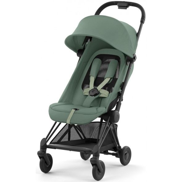 Купить Прогулочная коляска Cybex Coya Matt Black Leaf Green 17 900 грн недорого