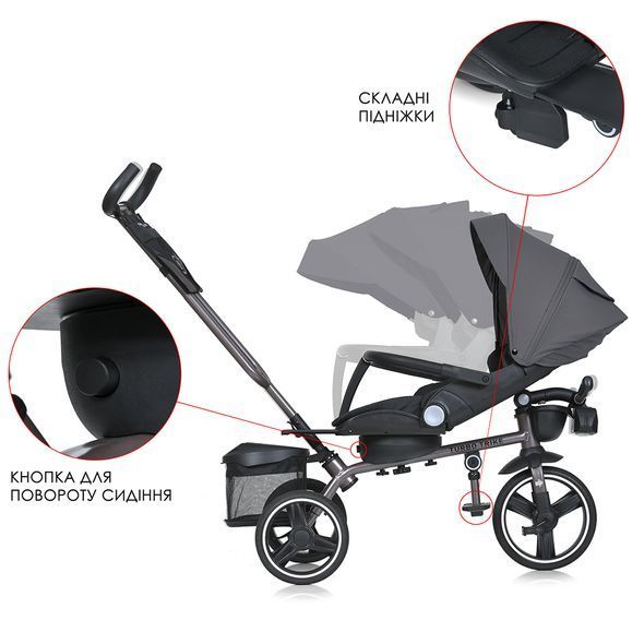 Купить Трехколесный велосипед Turbo Trike MT 1003-2 4 260 грн недорого