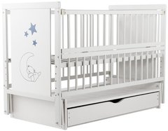 Купити Ліжко Babyroom Ведмедик M-03 бук (маятник, ящик, відкидний бік) 4 936 грн недорого, дешево
