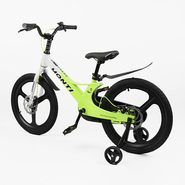 Купить Детский велосипед CORSO 20" Monti MT-20790 (магниева рама, дисковые томоза, дополнительные колеса) 6 127 грн недорого