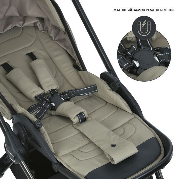 Купити Коляска дитяча 2 в 1 El Camino Prestige ME 1124-2 Calm Beige 13 016 грн недорого, дешево