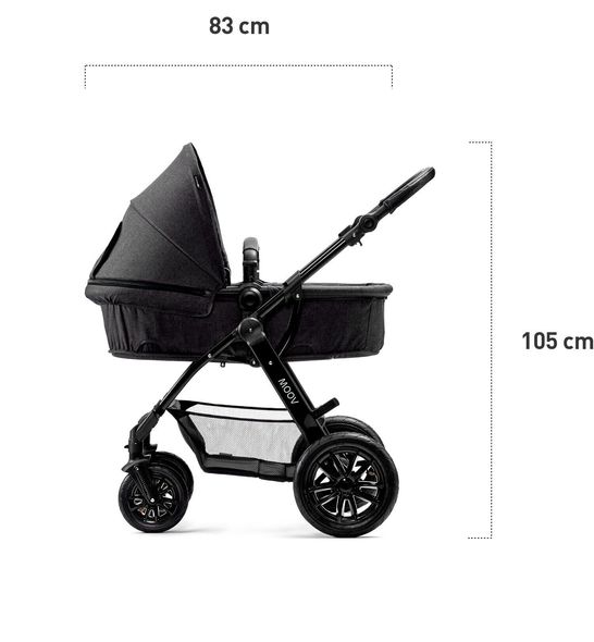 Купити Коляска дитяча 2 в 1 Kinderkraft Moov Gray 6 190 грн недорого, дешево