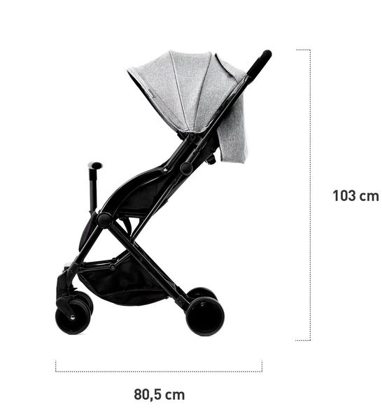 Купить Прогулочная коляска Kinderkraft Pilot Grey 4 590 грн недорого