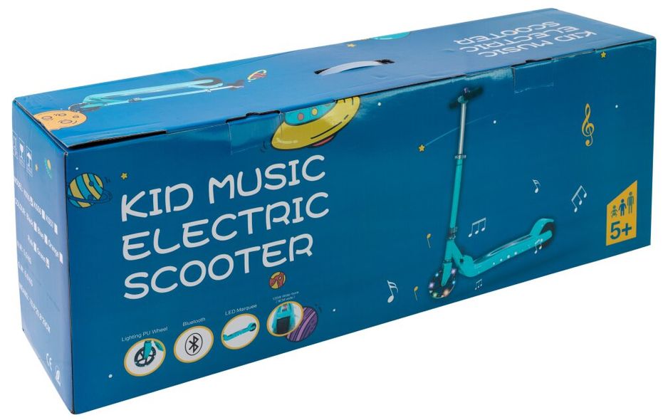 Купить Детский электросамокат SNS KS55 Kid Music Blue 5 575 грн недорого