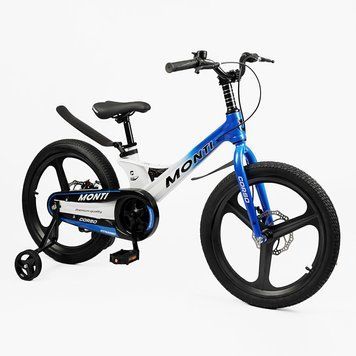 Купить Детский велосипед CORSO 20" Monti MT-20480 (магниева рама, дисковые томоза, дополнительные колеса) 6 127 грн недорого