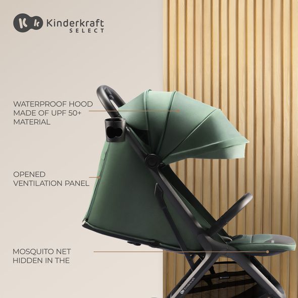 Купить Прогулочная коляска Kinderkraft Nubi 2 Cloudy Grey 9 390 грн недорого