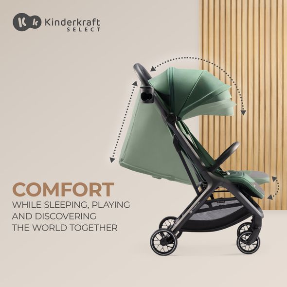 Купити Прогулянкова коляска Kinderkraft Nubi 2 Cloudy Grey 8 790 грн недорого, дешево