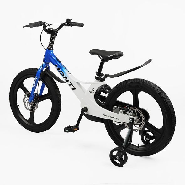 Купить Детский велосипед CORSO 20" Monti MT-20480 (магниева рама, дисковые томоза, дополнительные колеса) 6 127 грн недорого