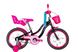 Купити Велосипед дитячий Formula 16" Flower Premium чорний з рожевим 4 854 грн недорого, дешево