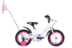 Купить Велосипед детский Formula 14" Race белый с розовым 4 577 грн недорого