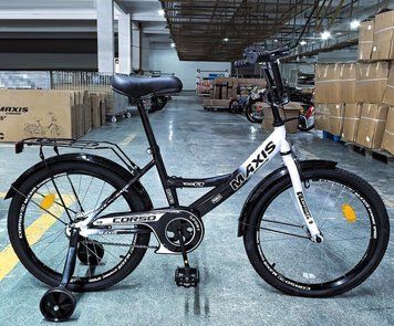 Купить Детский велосипед CORSO 20" Maxis MX-93420 (стальная рама, ручные томоза, дополнительные колеса) 4 063 грн недорого