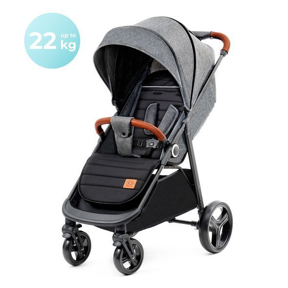 Купити Прогулянкова коляска Kinderkraft Grande Plus Grey 6 090 грн недорого, дешево