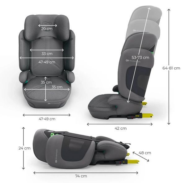 Купить Автокресло Kinderkraft Xpand 2 PRO i-Size Grey 6 290 грн недорого