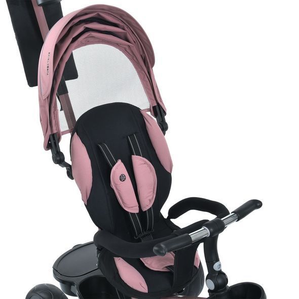 Купити Триколісний велосипед Turbo Trike MT 1001-1 Mauve Pink (поворотне сидіння, складне кермо, колеса PU) 3 350 грн недорого, дешево