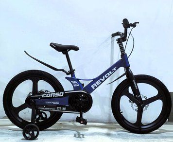 Купить Детский велосипед CORSO 20" Revolt RV-20733 (магниева рама, дисковые томоза, дополнительные колеса) 6 127 грн недорого