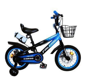 Купить Велосипед детский CORSO 14" Falcon FC-14520 (стальная рама, дисковые тормоза, звонок, бутылочка) 3 151 грн недорого