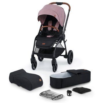 Купить Коляска 2 в 1 Kinderkraft Evolution Cocoon Marvelous Pink 9 390 грн недорого