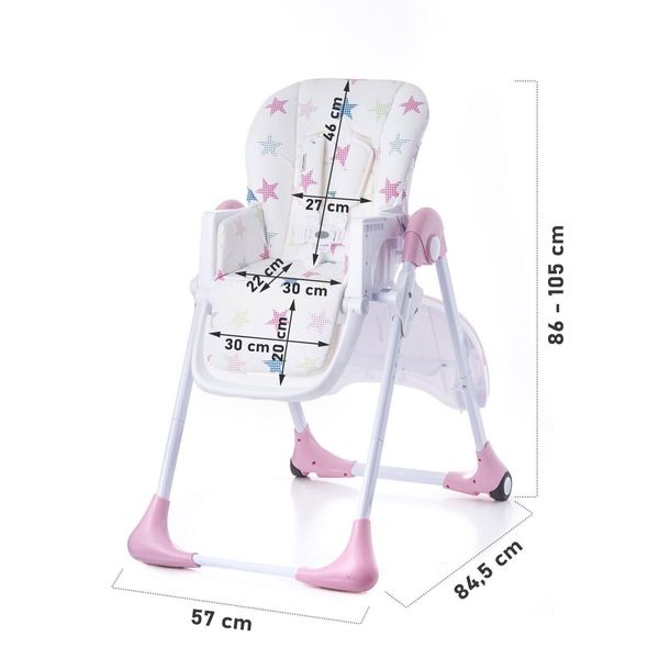 Купити Стільчик для годування Babytiger Kiki Pink (BTKKIKIPNK0000) 3 490 грн недорого, дешево