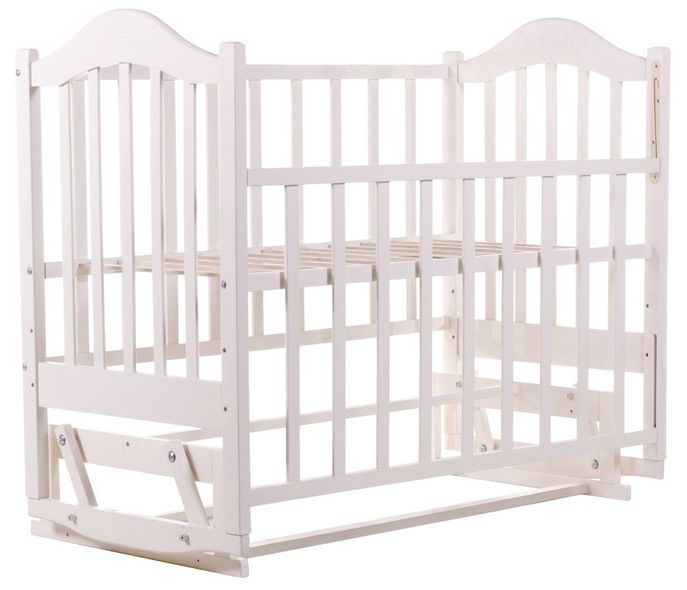 Купить Кровать Babyroom Дина D201 белая (маятник)  2 070 грн недорого