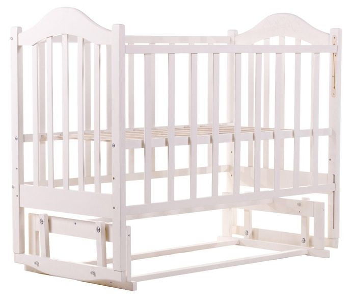 Купить Кровать Babyroom Дина D201 белая (маятник)  2 070 грн недорого