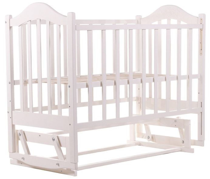 Купити Ліжко Babyroom Діна D201 біла (маятник) 2 070 грн недорого, дешево