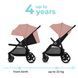 Купити Прогулянкова коляска Kinderkraft Grande Plus Pink 7 590 грн недорого