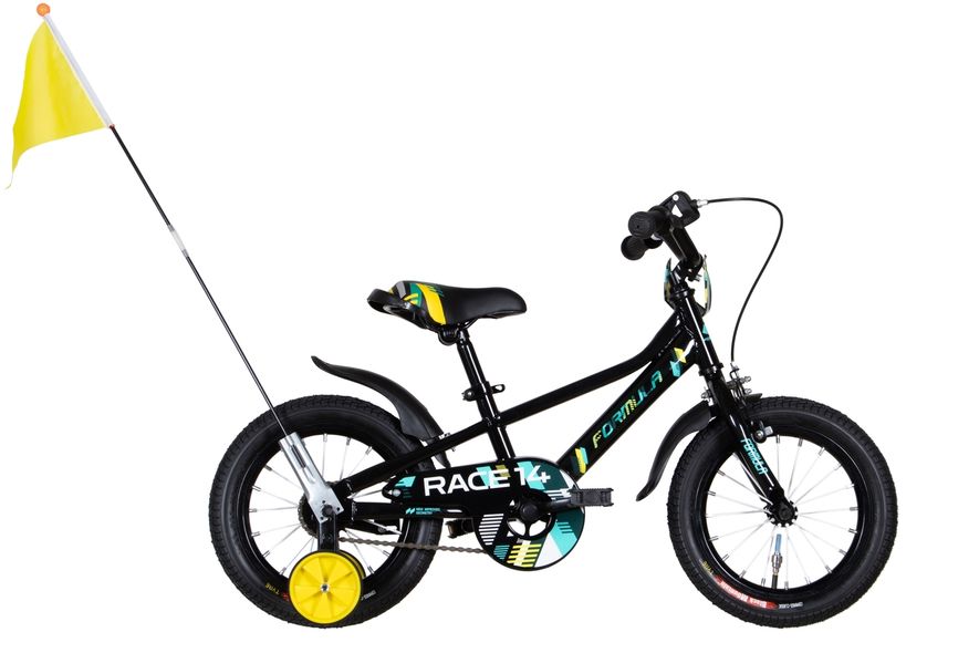 Купити Велосипед дитячий Formula 14" Race чорний з жовтим 4 577 грн недорого, дешево