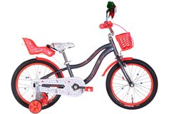 Купить Велосипед детский Formula 18" Alicia серый с белым и коралловым 5 025 грн недорого