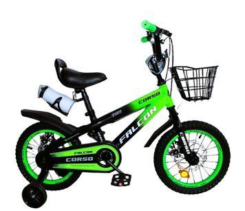 Купить Велосипед детский CORSO 14" Falcon FC-14654 (стальная рама, дисковые тормоза, звонок, бутылочка) 3 151 грн недорого