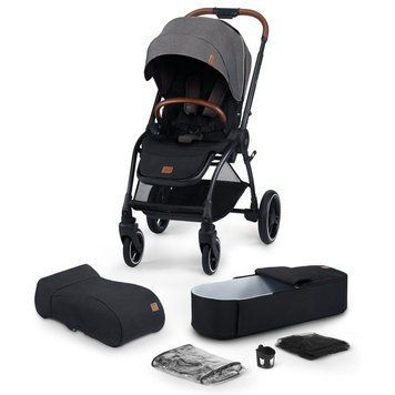 Купить Коляска 2 в 1 Kinderkraft Evolution Cocoon Platinum Gray 9 390 грн недорого