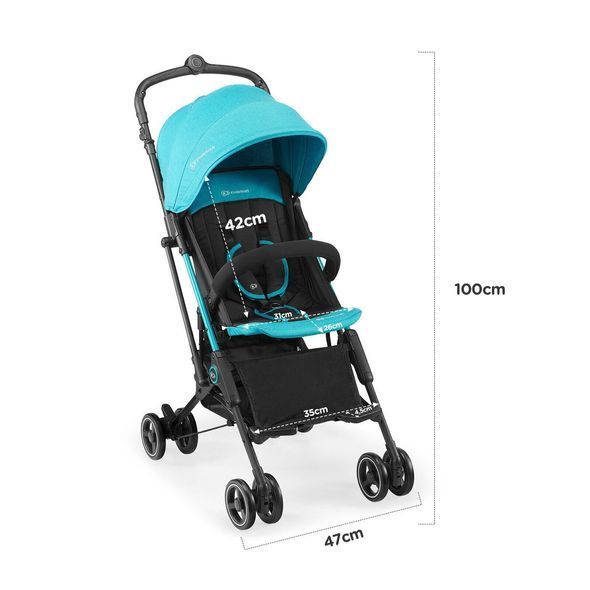 Купить Прогулочная коляска Kinderkraft Mini Dot Turquoise 4 690 грн недорого