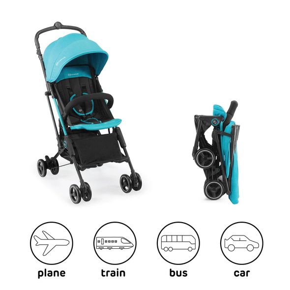 Купити Прогулянкова коляска Kinderkraft Mini Dot Turquoise 4 690 грн недорого, дешево