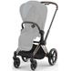 Купити Коляска дитяча 2 в 1 Cybex Priam Blossom Light шасі Rosegold 61 700 грн недорого