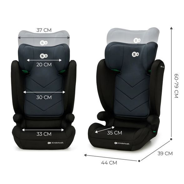 Купить Автокресло Kinderkraft i-Spark Black 3 890 грн недорого