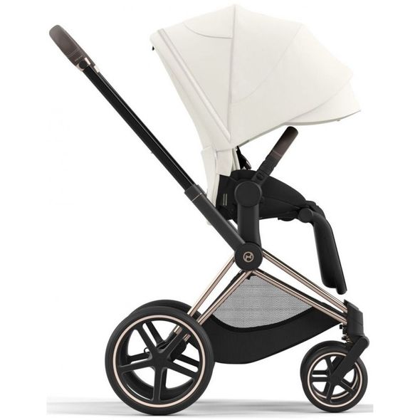 Купити Коляска дитяча 2 в 1 Cybex Priam Off White шасі Rosegold 52 190 грн недорого, дешево