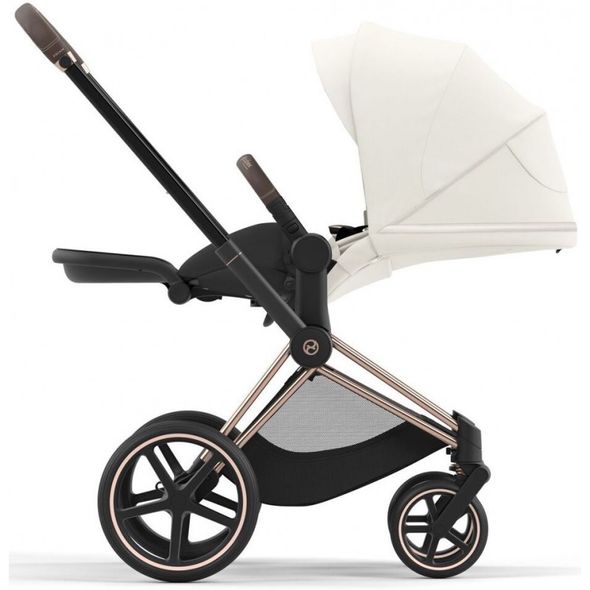 Купити Коляска дитяча 2 в 1 Cybex Priam Off White шасі Rosegold 52 190 грн недорого, дешево