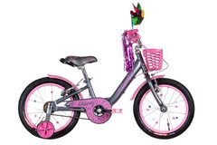 Купить Велосипед детский Formula 16" Cherry темно-серый с розовым 4 911 грн недорого