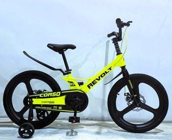 Купить Детский велосипед CORSO 20" Revolt RV-20699 (магниева рама, дисковые томоза, дополнительные колеса) 6 127 грн недорого