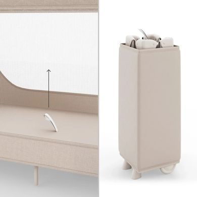 Купити Ліжко-манеж з пеленатором Kinderkraft Leody Up Grey 6 390 грн недорого, дешево