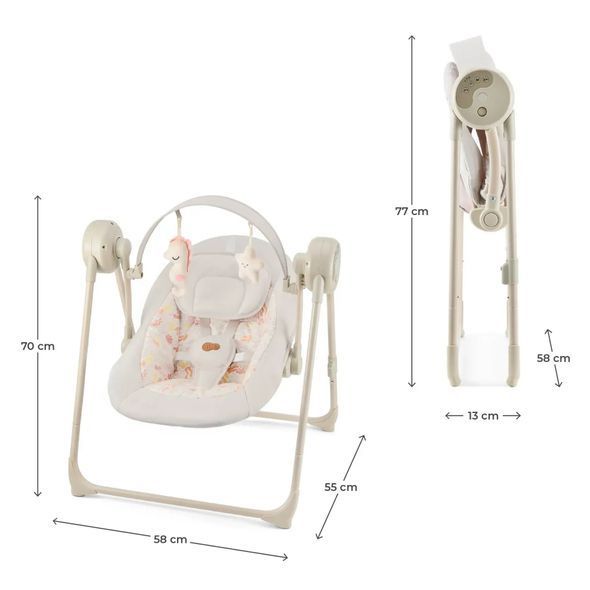 Купить Кресло-качалка Kinderkraft Swingee Beige 3 990 грн недорого