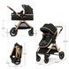 Купити Універсальна каляска 3 в 1 Kinderkraft Esme Pro Pure Black 12 290 грн недорого