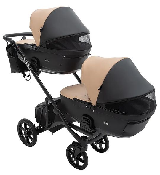 Купить Коляска 2 в 1 для двойни Bair Kiwi DUO ECO BKD-18/15 25 899 грн недорого