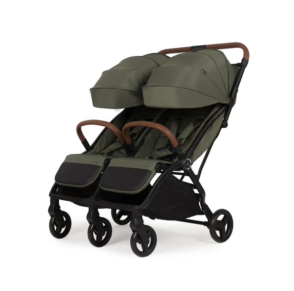 Купить Прогулочная коляска для двойни Adamex Alto dark green 12 999 грн недорого